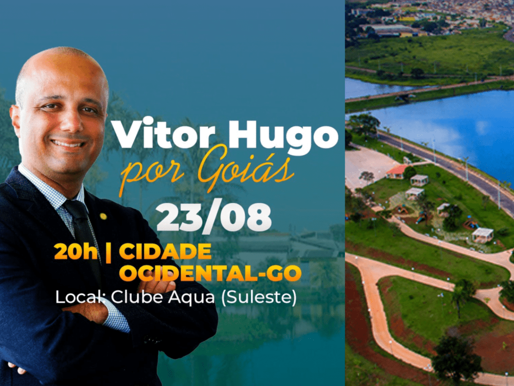 O deputado federal Vitor Hugo (PSL-GO) reforça o seu compromisso com a população goiana por meio da destinação de emendas parlamentares.