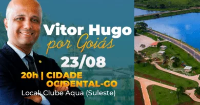 O deputado federal Vitor Hugo (PSL-GO) reforça o seu compromisso com a população goiana por meio da destinação de emendas parlamentares.