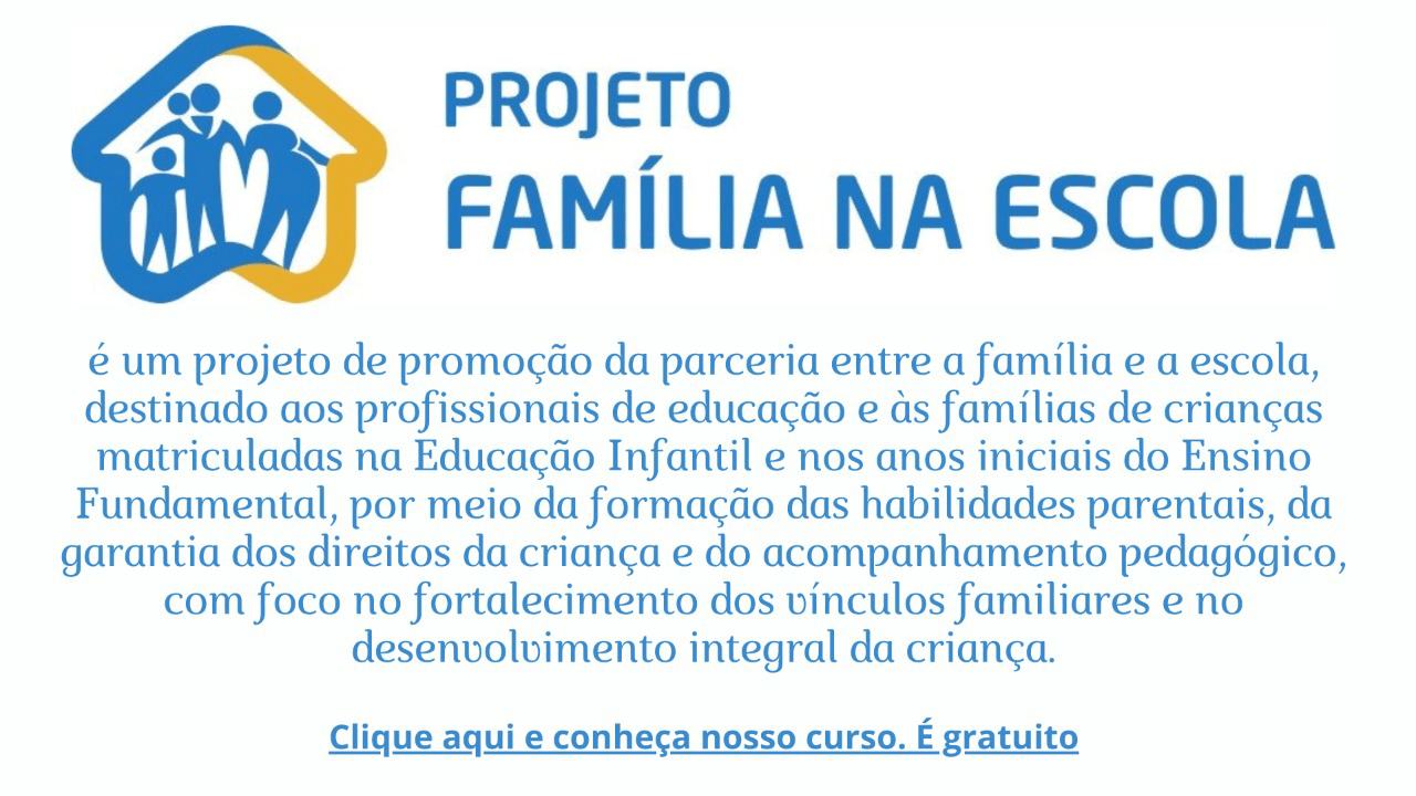 falAÇÃO: ESCOLA X FAMÍLIA