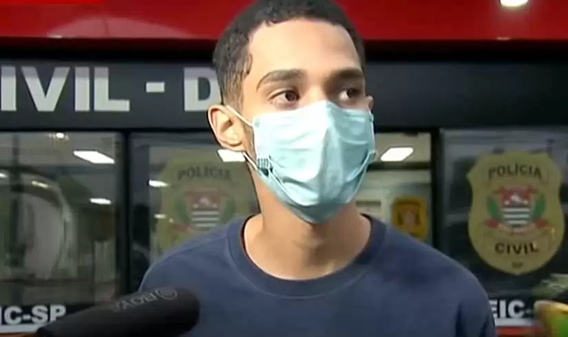 Ladrão que roubou Neymar debocha e irrita Datena em entrevista ao vivo