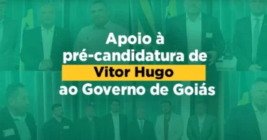 Apoio à pré-candidatura de Vitor Hugo ao Governo de Goiás