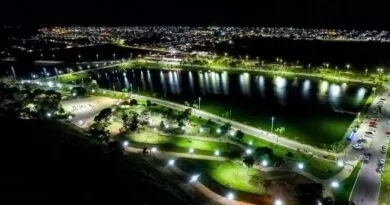 Com nova iluminação de LED, orla do Lago Jacob agora receberá também pontos de wifi zone gratuítos