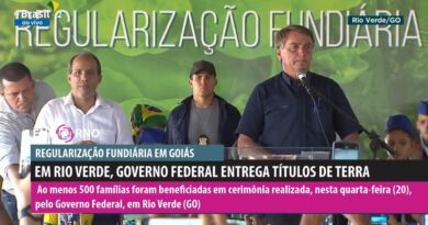 Pronunciamento do Presidente Bolsonaro em Rio Verde, GO, Regularização Fundiária