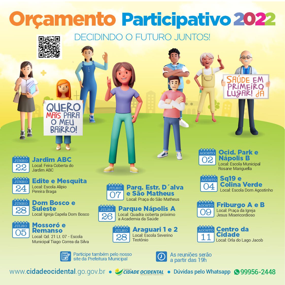 Orçamento Participativo Cidade 2022 Ocidental, GO