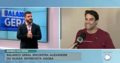 Alexandre dá entrevista no Balanço Geral/DF