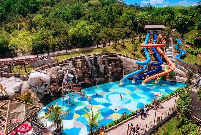 Águas Correntes Park piscinas aquecidas perto de Brasília