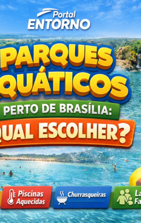Parques aquáticos perto de Brasília com piscinas e lazer familiar